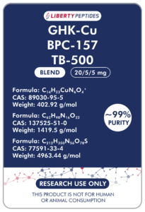 GHK-Cu, BPC-157, TB-500 (20/5/5mg Blend)