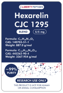 Hexarelin, CJC 1295 no DAC (5/5mg Blend)