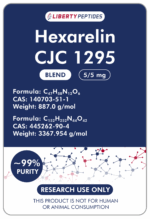 Hexarelin, CJC 1295 no DAC (5/5mg Blend)