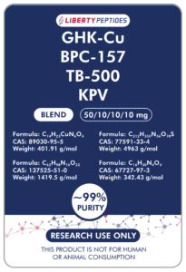 GHK-Cu, KPV, BPC-157, TB-500 80mg (KLOW Blend)